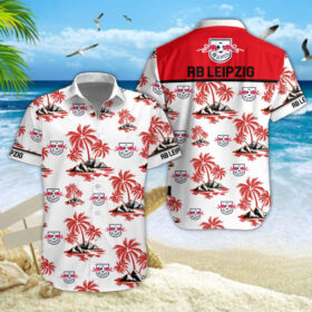 Hawaiihemd RB Leipzig – Herren Sommerhemd Style 01