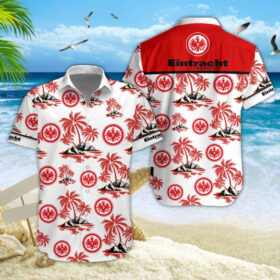 Hawaiihemd Eintracht Frankfurt – Herren Sommerhemd Style 01