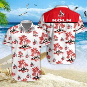 Hawaiihemd 1. FC Köln – Herren Sommerhemd Style 01