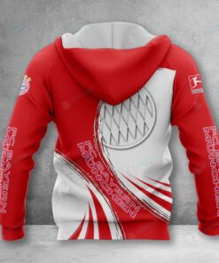 Alternative view of Bayern München Hoodie Zip Herren | FCB Kapuzenjacke mit Reißverschluss VITA416