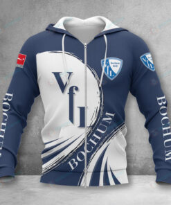 VfL Bochum Hoodie Zip Herren | VfL Kapuzenjacke mit Reißverschluss VITA425