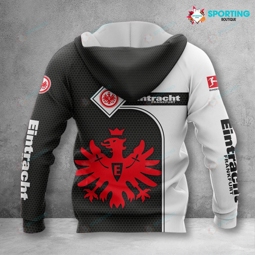 Eintracht Frankfurt Hoodie Herren | SGE Kapuzenpullover VITC3105 – Bild 2