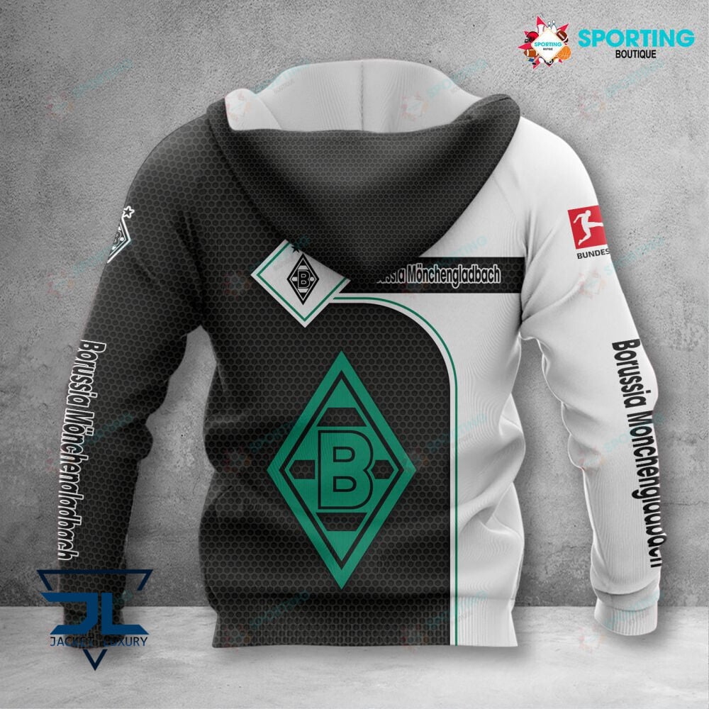 Borussia Mönchengladbach Hoodie Herren | BMG Kapuzenpullover VITC3104 – Bild 2