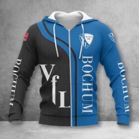 VfL Bochum Hoodie Zip Herren | VfL Kapuzenjacke mit Reißverschluss WINA2515