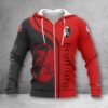 SC Freiburg Hoodie Zip Herren | SCF Kapuzenjacke mit Reißverschluss WINA2510