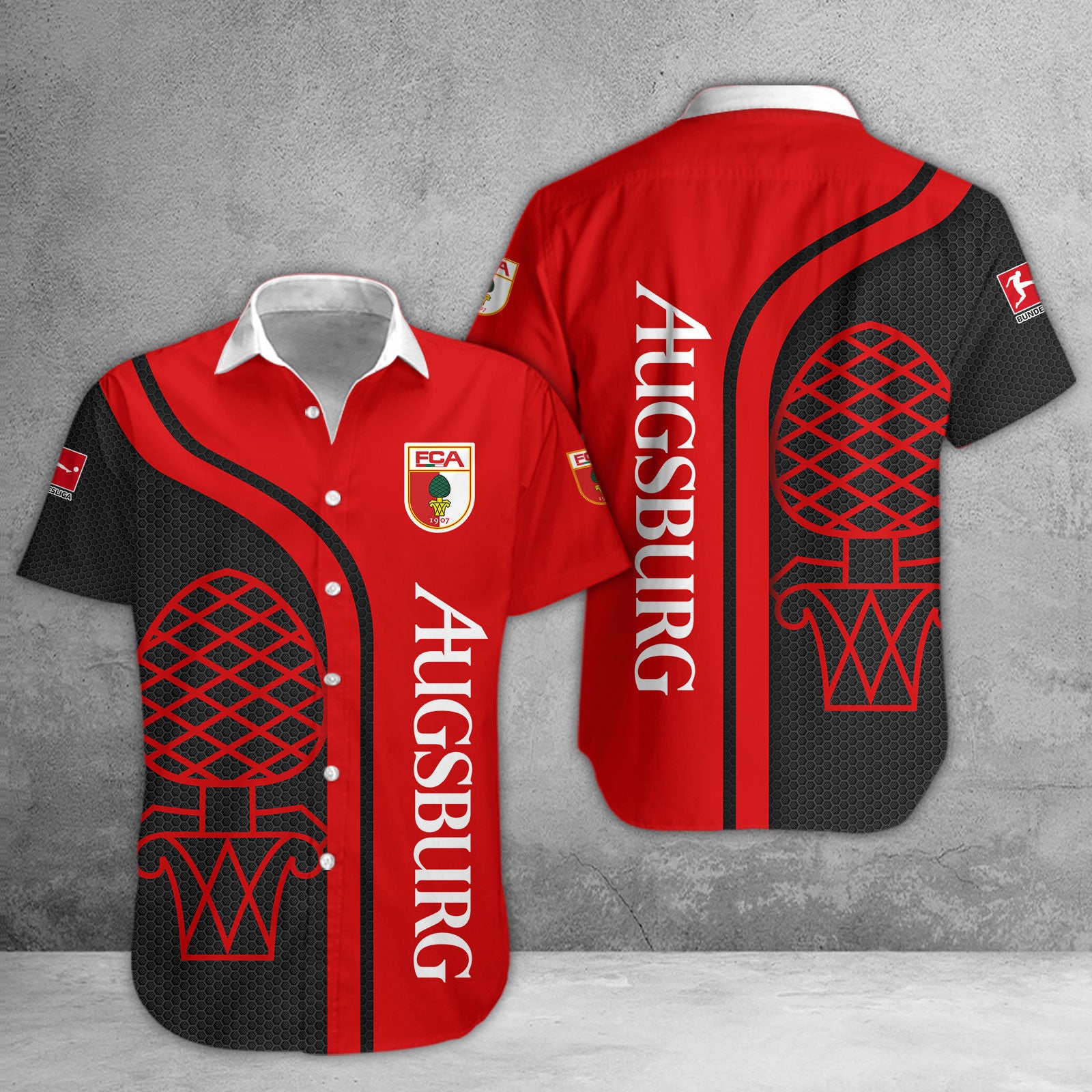 FC Augsburg Hawaii Shirt | FCA Hawaiihemd WINA2506