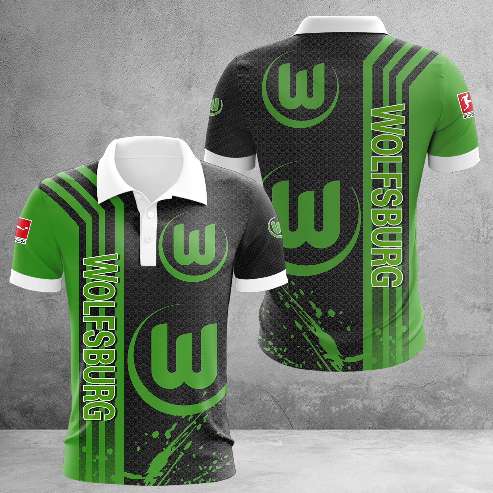 VfL Wolfsburg Poloshirt | WOB Polohemd WINA2757