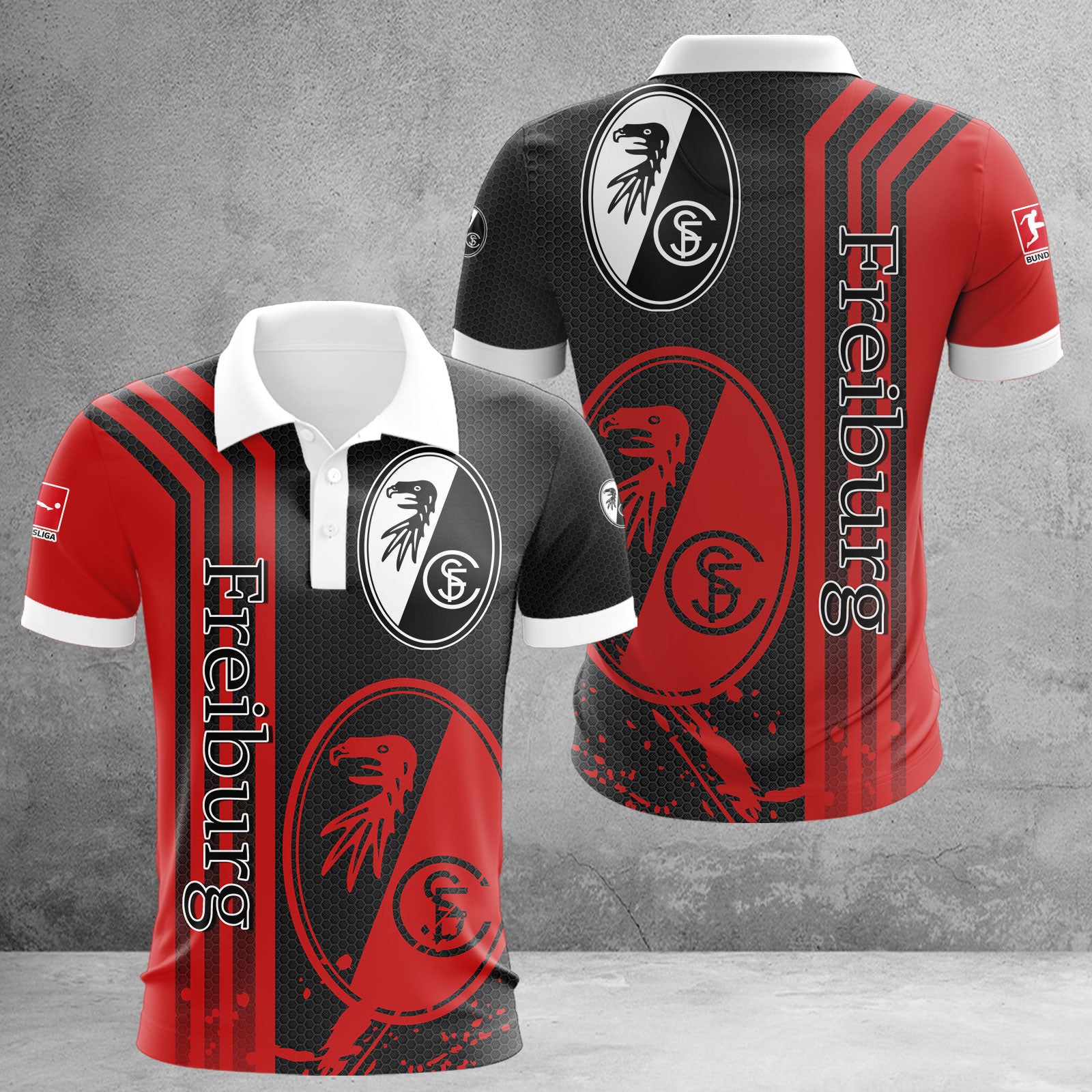 SC Freiburg Poloshirt | SCF Polohemd WINA2751