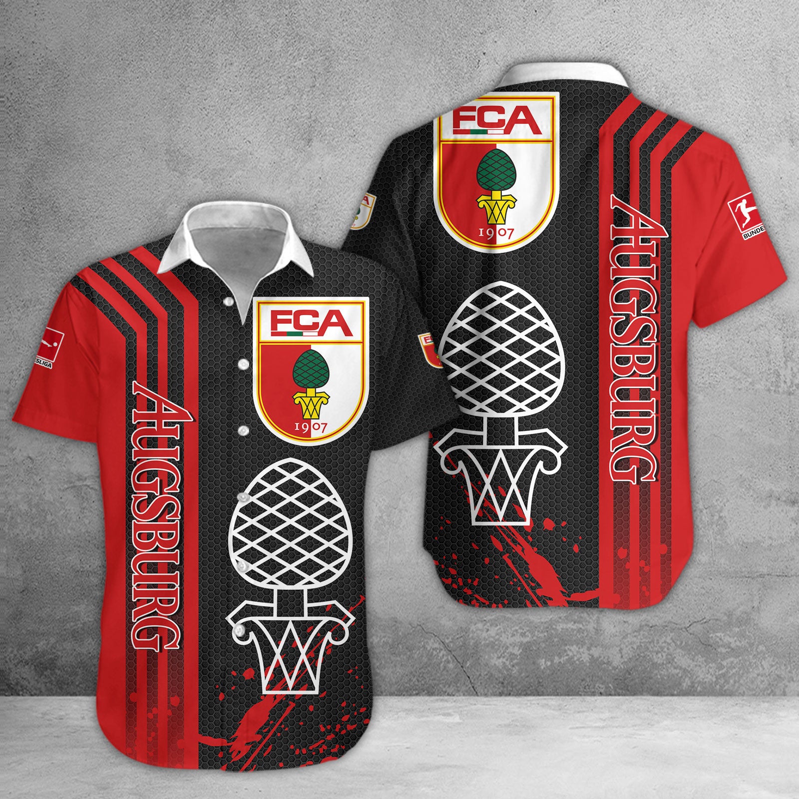 FC Augsburg Hawaii Shirt | FCA Hawaiihemd WINA2747