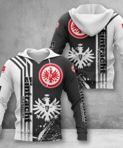Eintracht Frankfurt Hoodie Herren | SGE Kapuzenpullover WINA2746