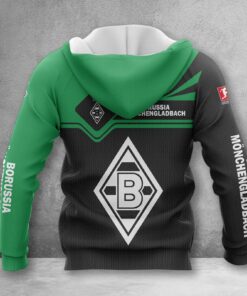 Alternative view of Borussia Mönchengladbach Hoodie Zip Herren | BMG Kapuzenjacke mit Reißverschluss WINA3158