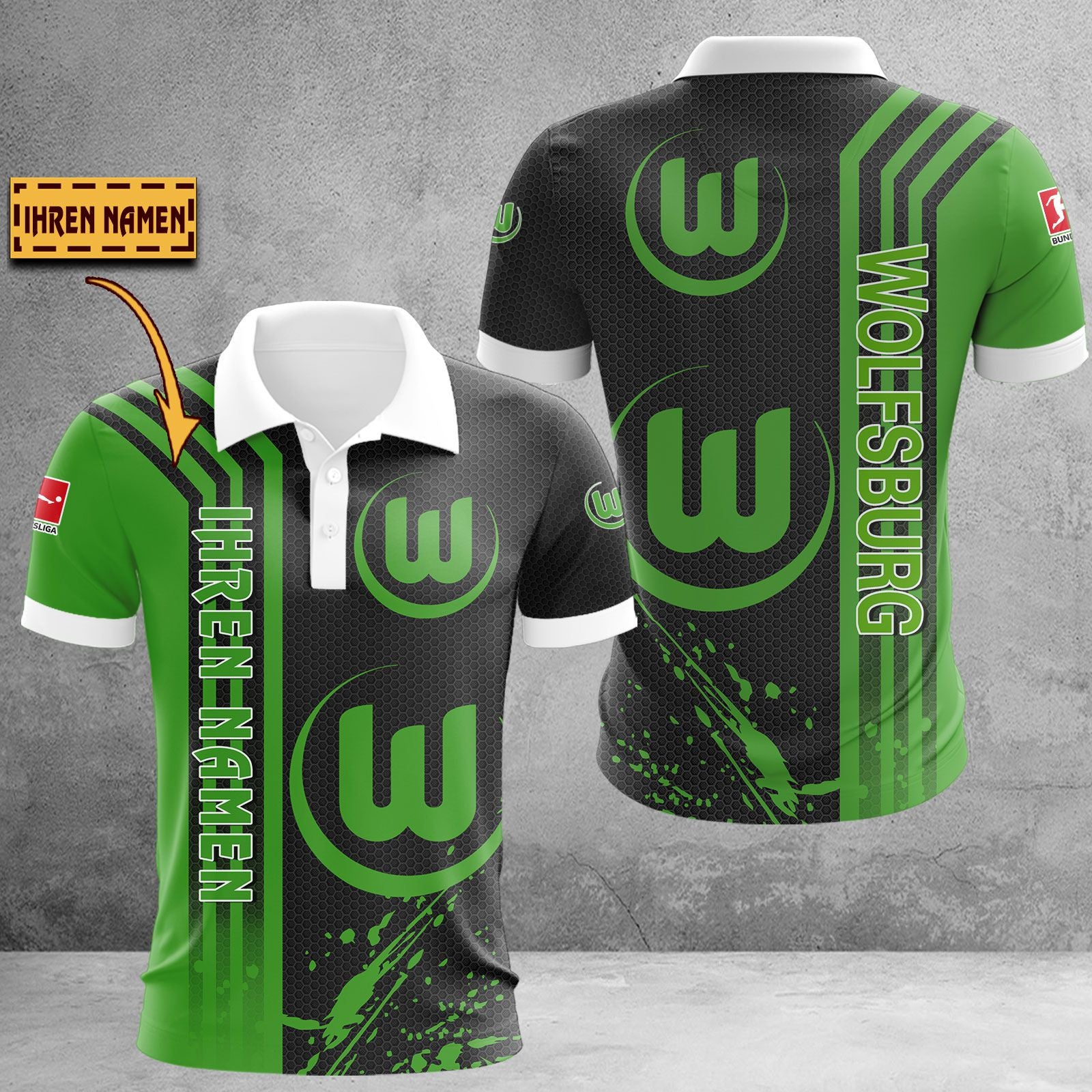 VfL Wolfsburg Poloshirt | WOB Polohemd WINA3228