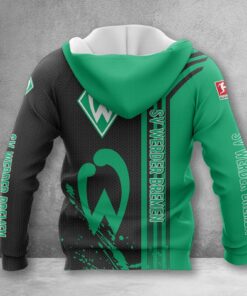 Alternative view of Werder Bremen Hoodie Zip Herren | SVW Kapuzenjacke mit Reißverschluss WINA3229