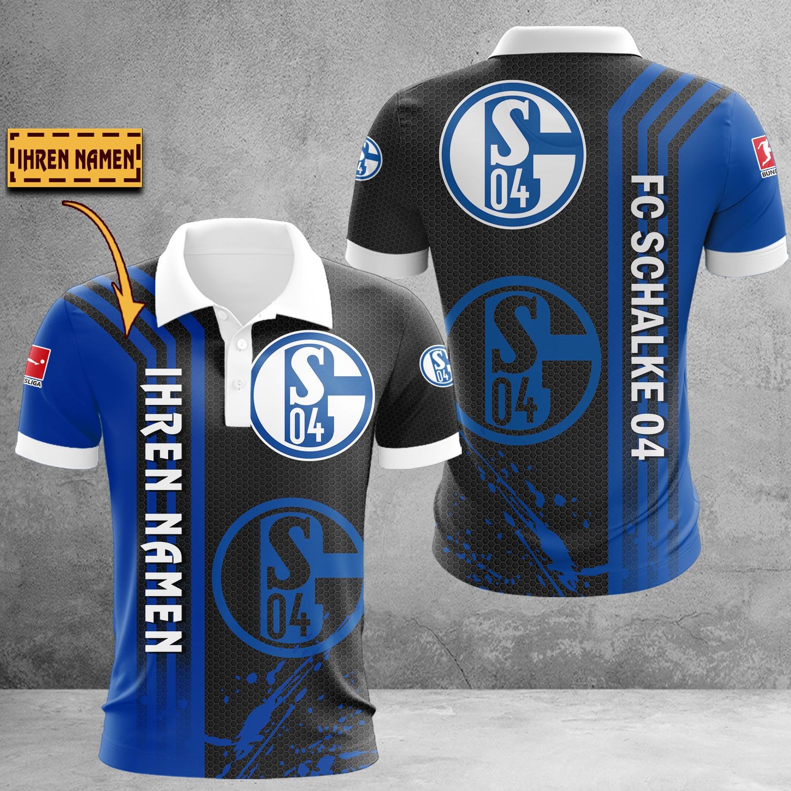 Schalke 04 Poloshirt | S04 Polohemd WINA3223