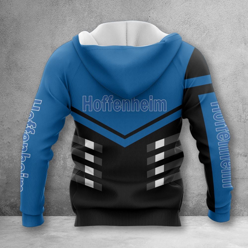 TSG Hoffenheim Hoodie Zip Herren | TSG Kapuzenjacke mit Reißverschluss WINA3479 – Bild 2