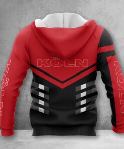 Alternative view of 1. FC Köln Hoodie Zip Herren | Effzeh Kapuzenjacke mit Reißverschluss WINA3467
