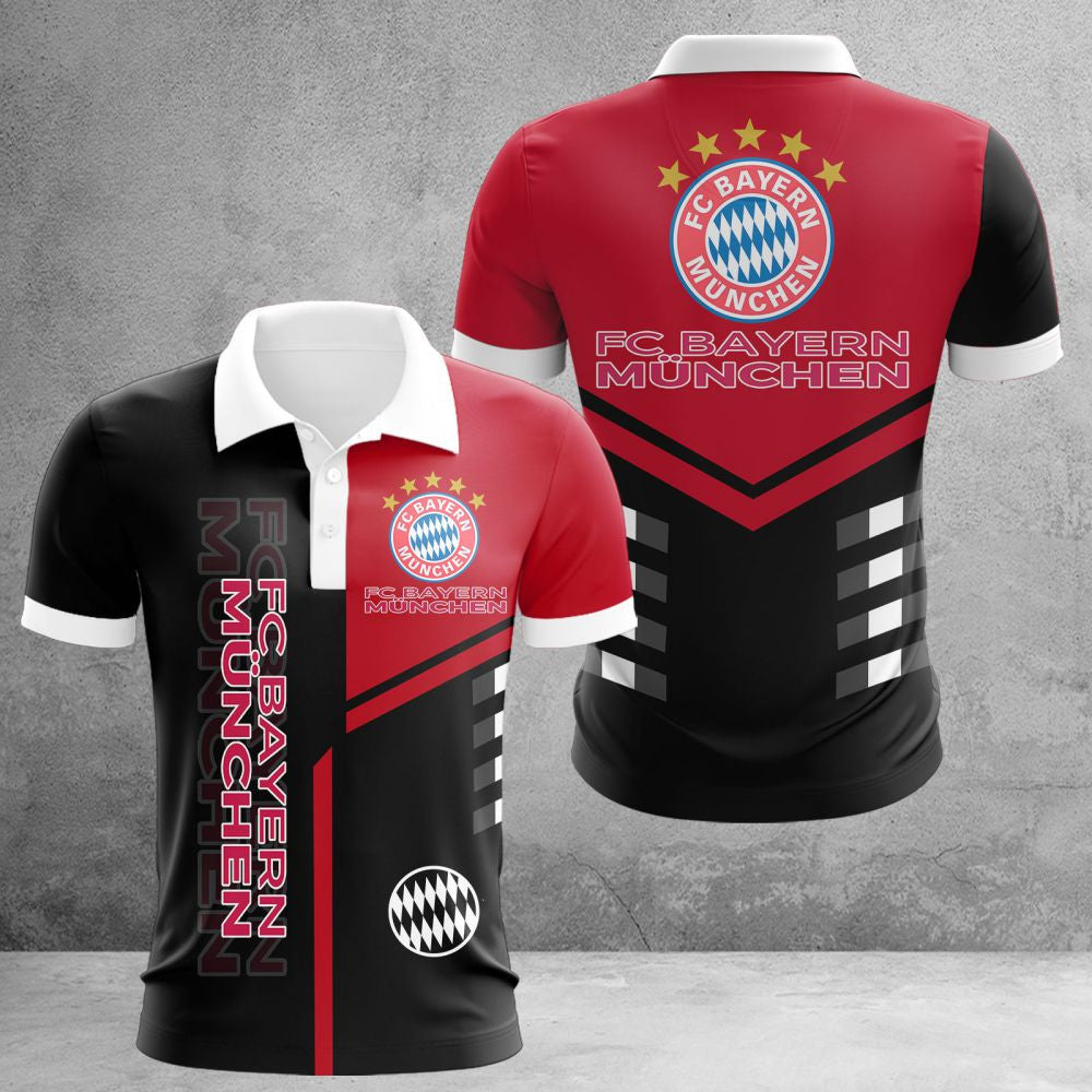 Bayern München Poloshirt | FCB Polohemd WINA3474