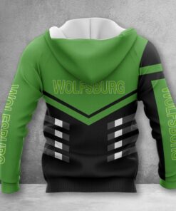 Alternative view of VfL Wolfsburg Hoodie Zip Herren | WOB Kapuzenjacke mit Reißverschluss WINA3539