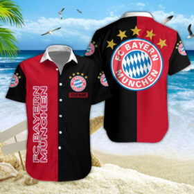 Hawaiihemd Bayern München – Herren Sommerhemd V3