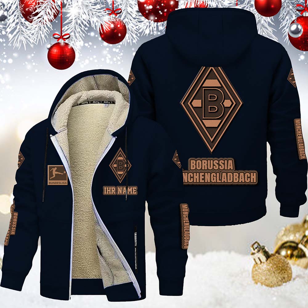 Borussia Mönchengladbach Gefütterte Kapuzenjacke – Bild 3