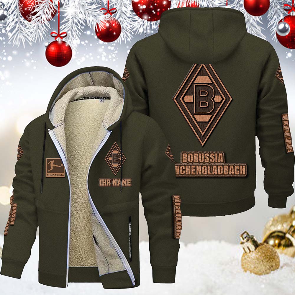 Borussia Mönchengladbach Gefütterte Kapuzenjacke – Bild 9