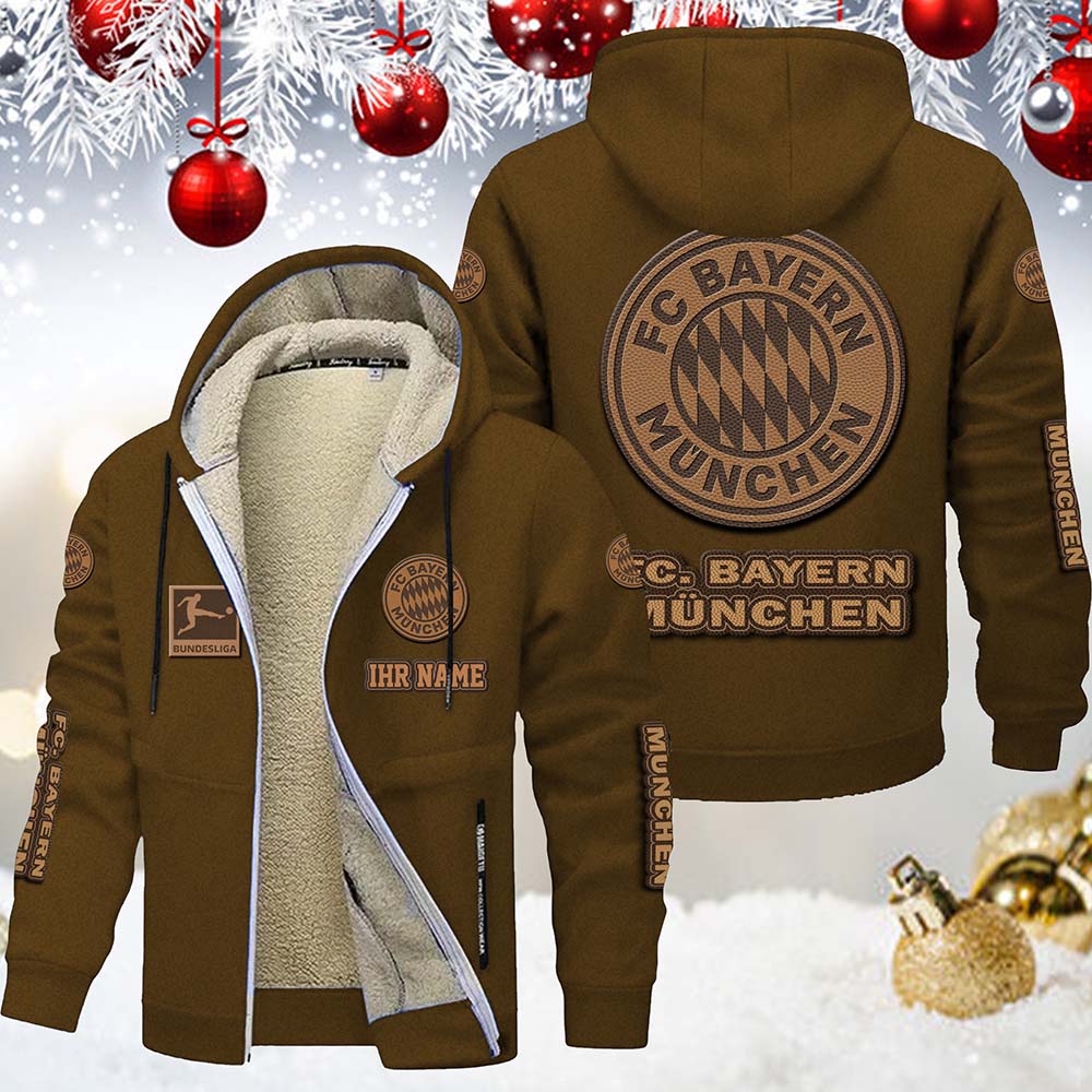 FC Bayern München Gefütterte Kapuzenjacke – Bild 7