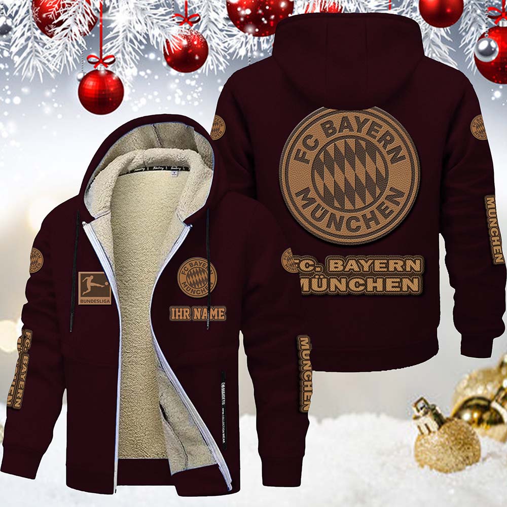 FC Bayern München Gefütterte Kapuzenjacke – Bild 8