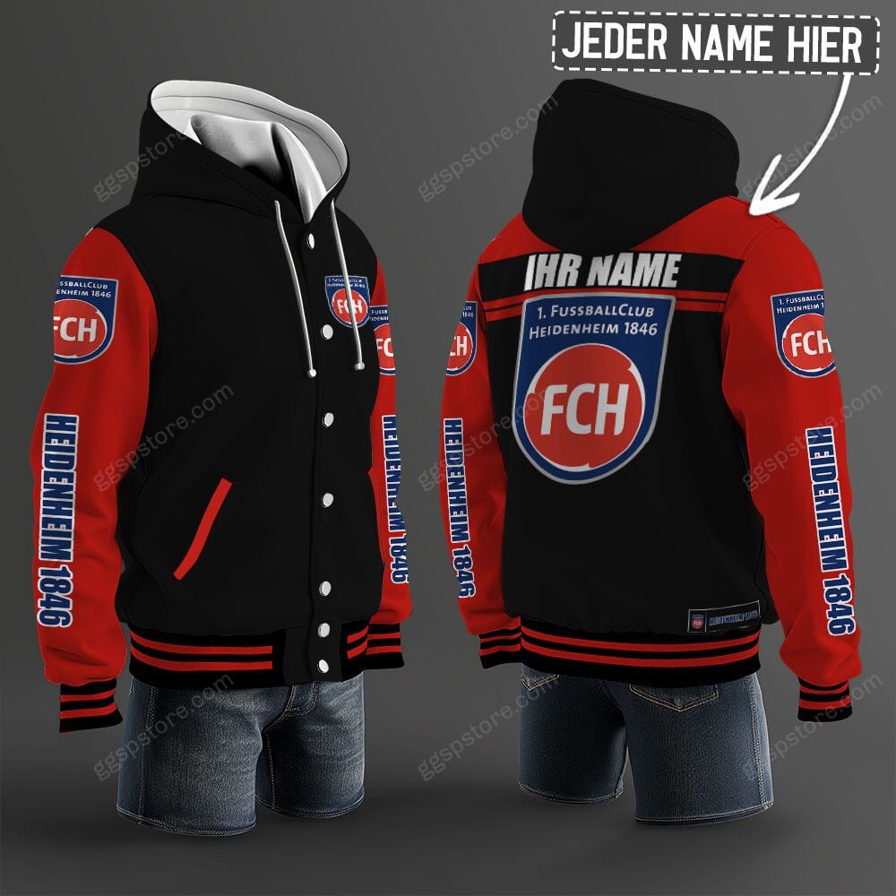 1. FC Heidenheim 1846 Hoodie Jacke – Bild 3