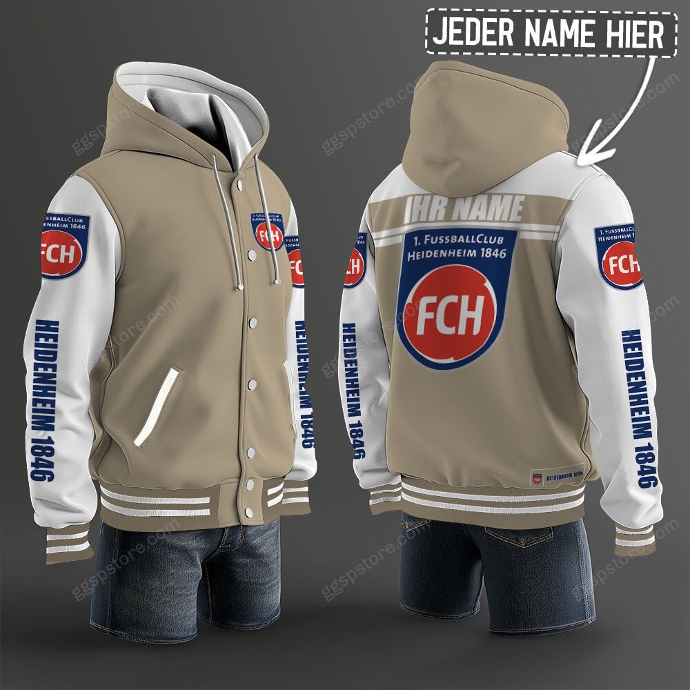 1. FC Heidenheim 1846 Hoodie Jacke – Bild 8