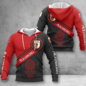 FC Augsburg Hoodie Herren | FCA Kapuzenpullover WINA2859