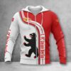 Union Berlin Hoodie Zip Herren | FCU Kapuzenjacke mit Reißverschluss WINA2810