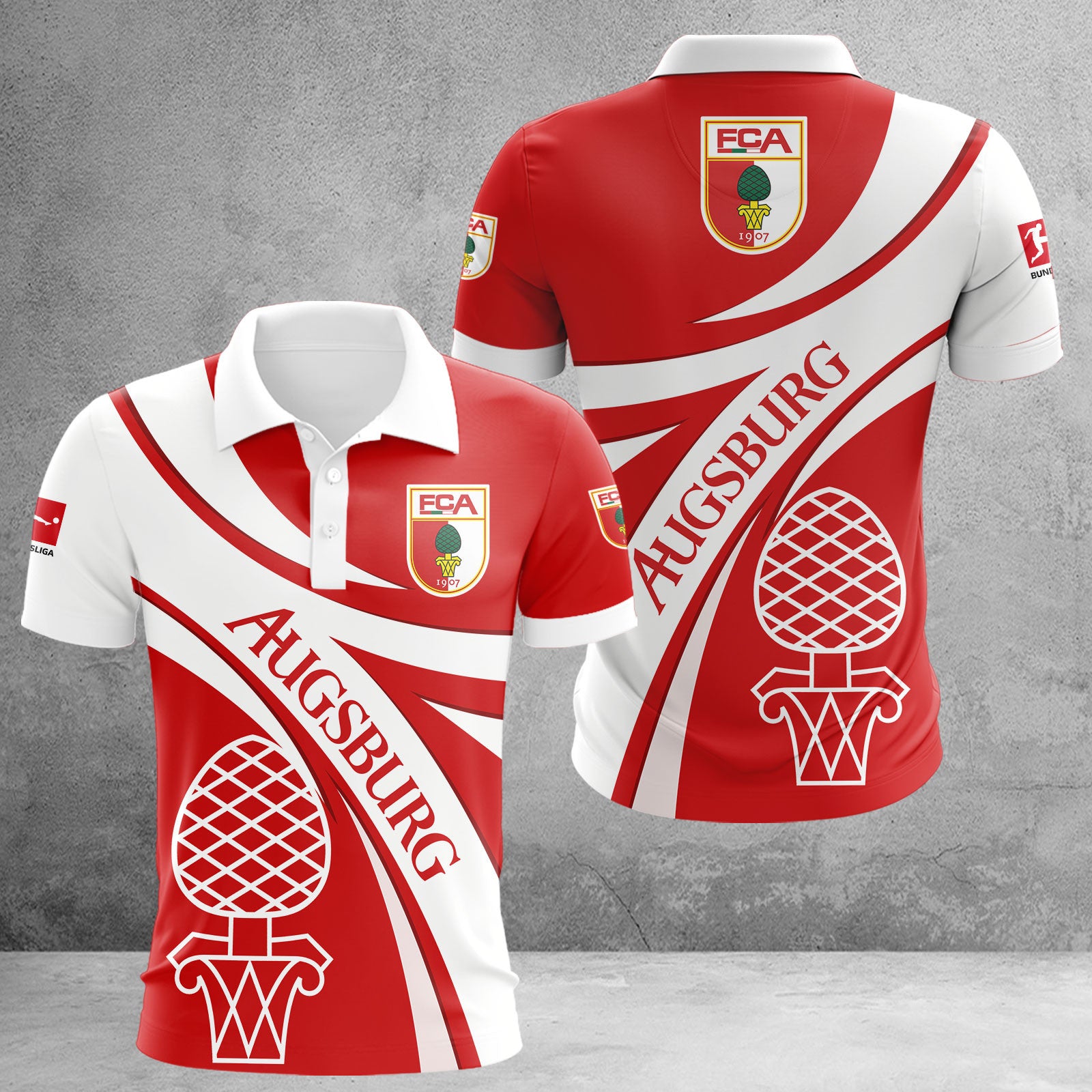 FC Augsburg Poloshirt | FCA Polohemd WINA2450