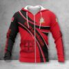 Bayer 04 Leverkusen Hoodie Zip Herren | B04 Kapuzenjacke mit Reißverschluss WINA2446