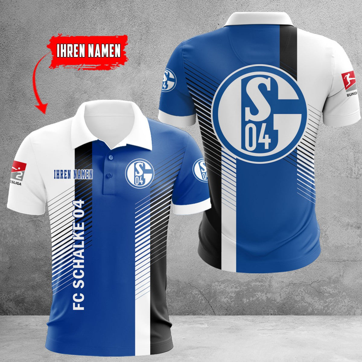Schalke 04 Poloshirt | S04 Polohemd WINA10729