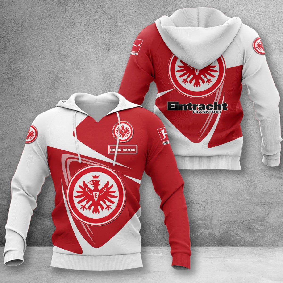 Eintracht Frankfurt Hoodie Herren | SGE Kapuzenpullover WINA17709
