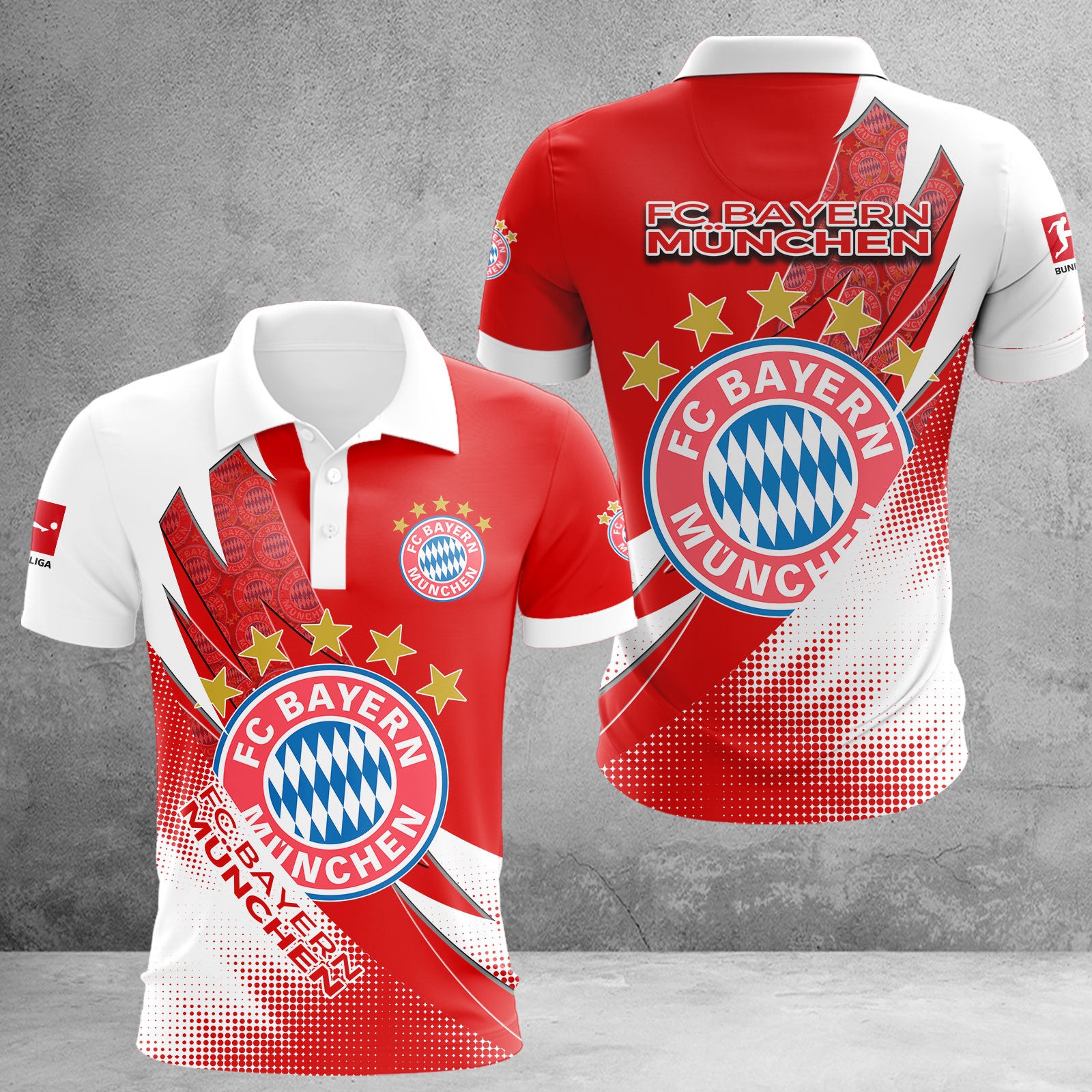 Bayern München Poloshirt | FCB Polohemd WINA23162
