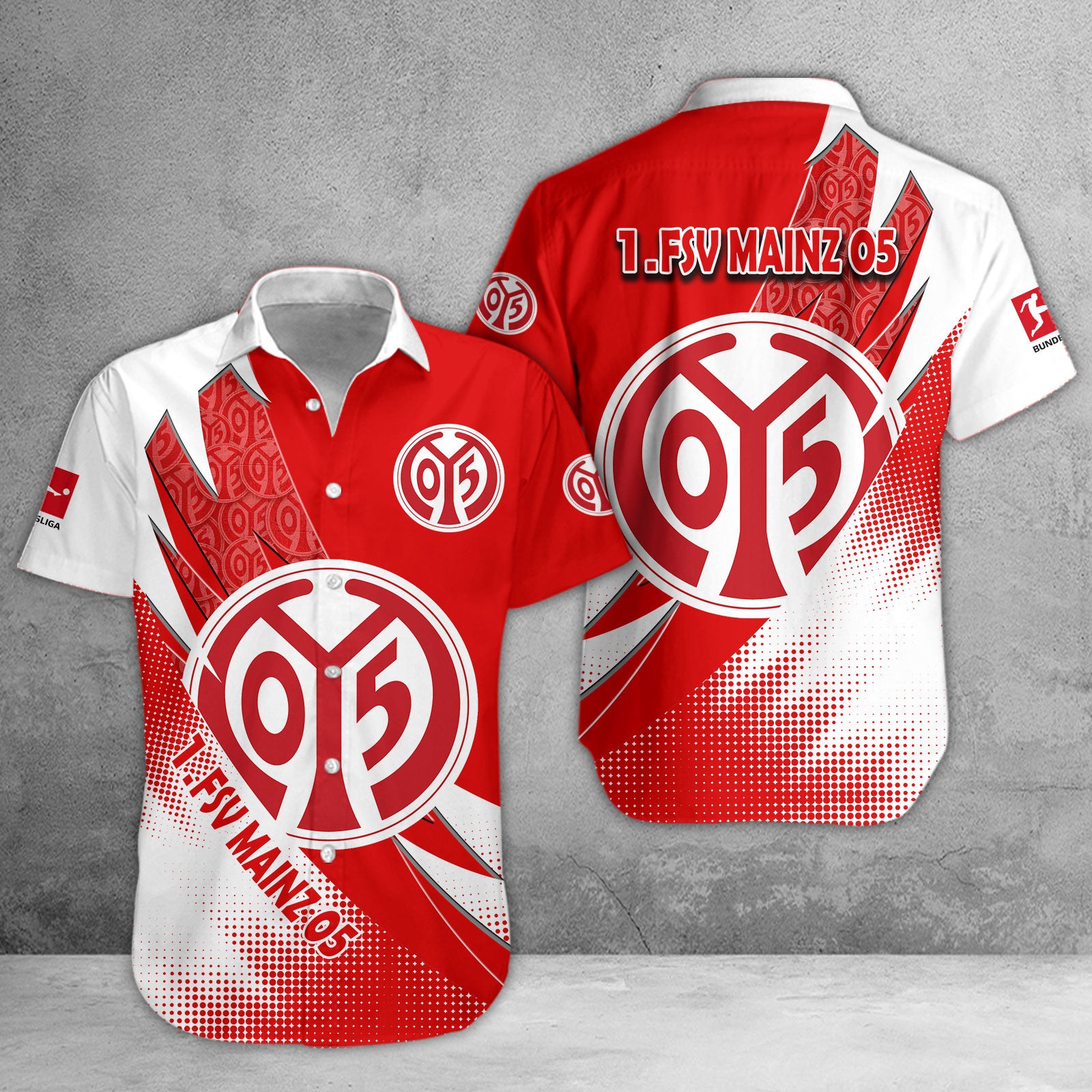 1. FSV Mainz 05 Hawaii Shirt | Mainz 05 Hawaiihemd WINA23155
