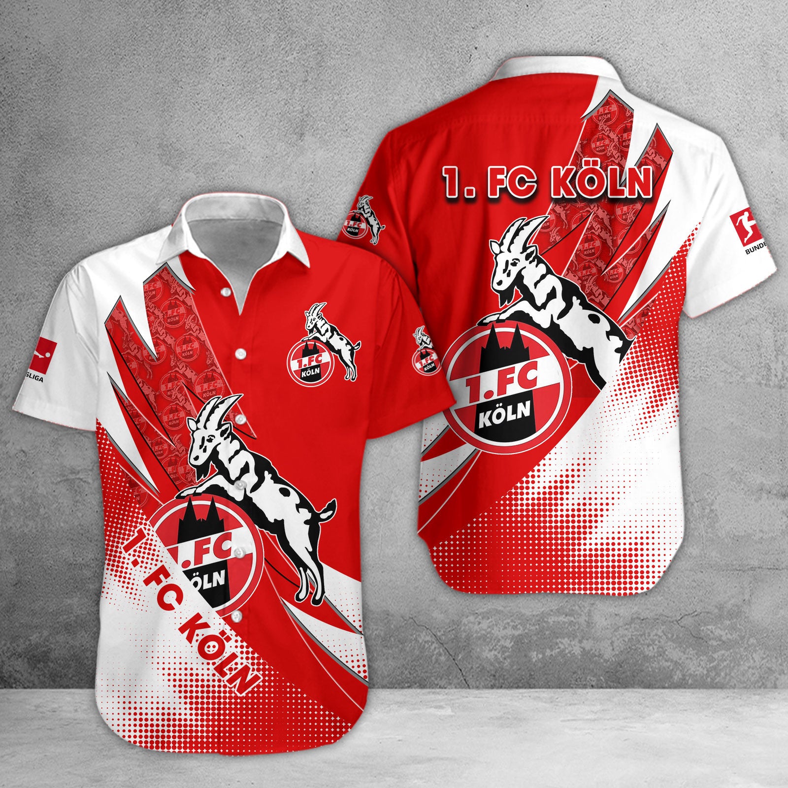1. FC Köln Hawaii Shirt | Effzeh Hawaiihemd WINA23154