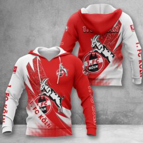 1. FC Köln Hoodie Herren | Effzeh Kapuzenpullover WINA23154