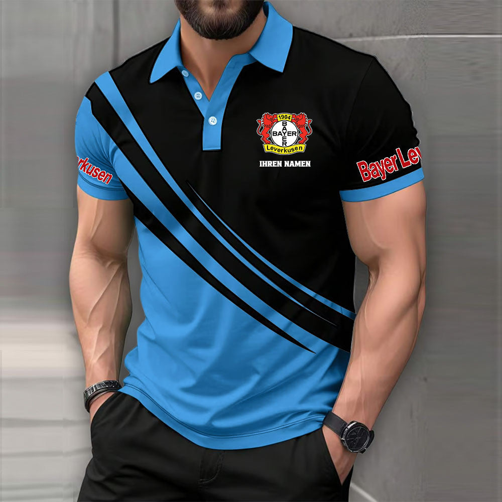 Bayer 04 Leverkusen Poloshirt | B04 Polohemd Modern – Bild 5