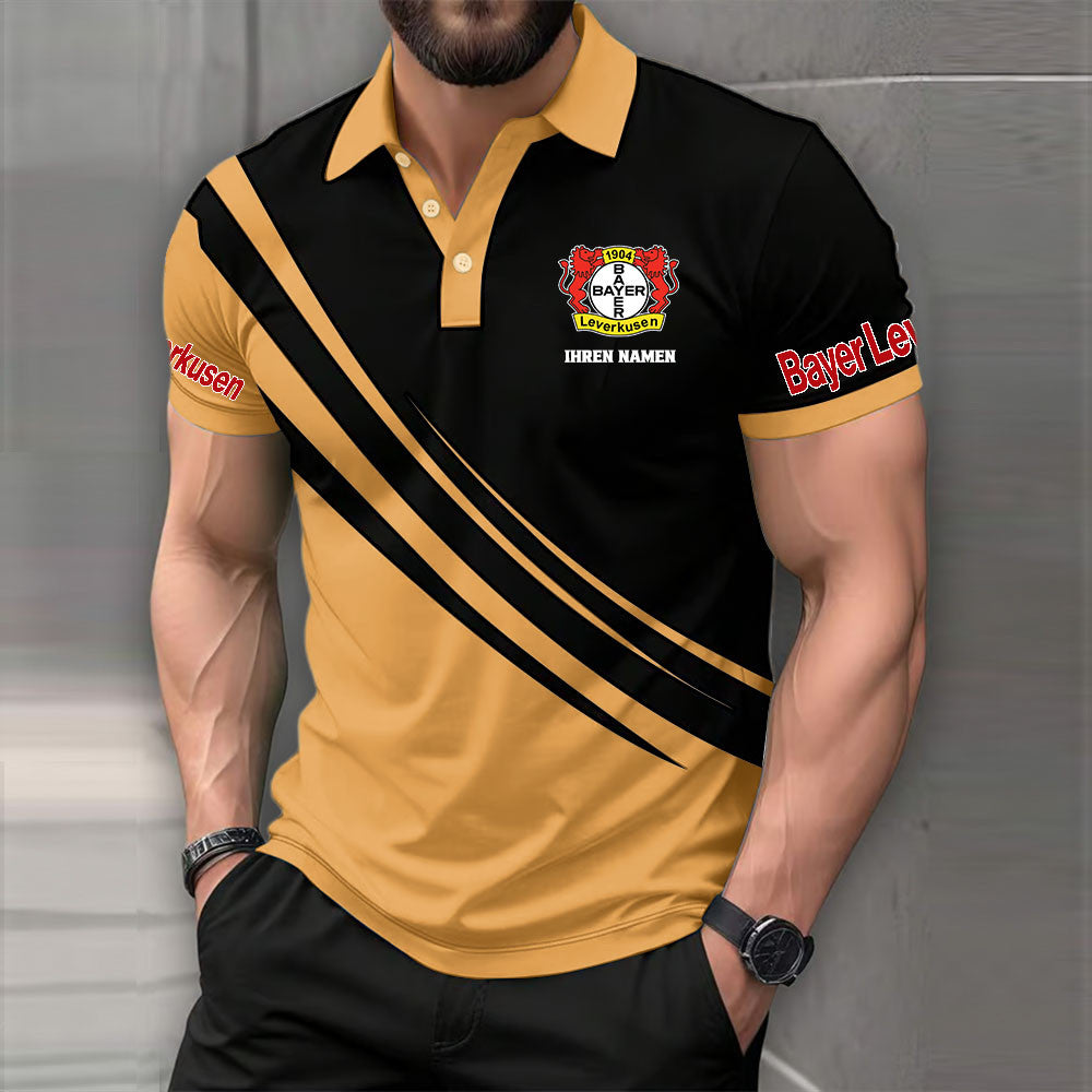 Bayer 04 Leverkusen Poloshirt | B04 Polohemd Modern – Bild 6