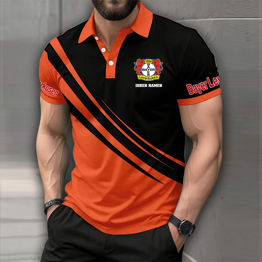 Bayer 04 Leverkusen Poloshirt | B04 Polohemd Modern – Bild 7