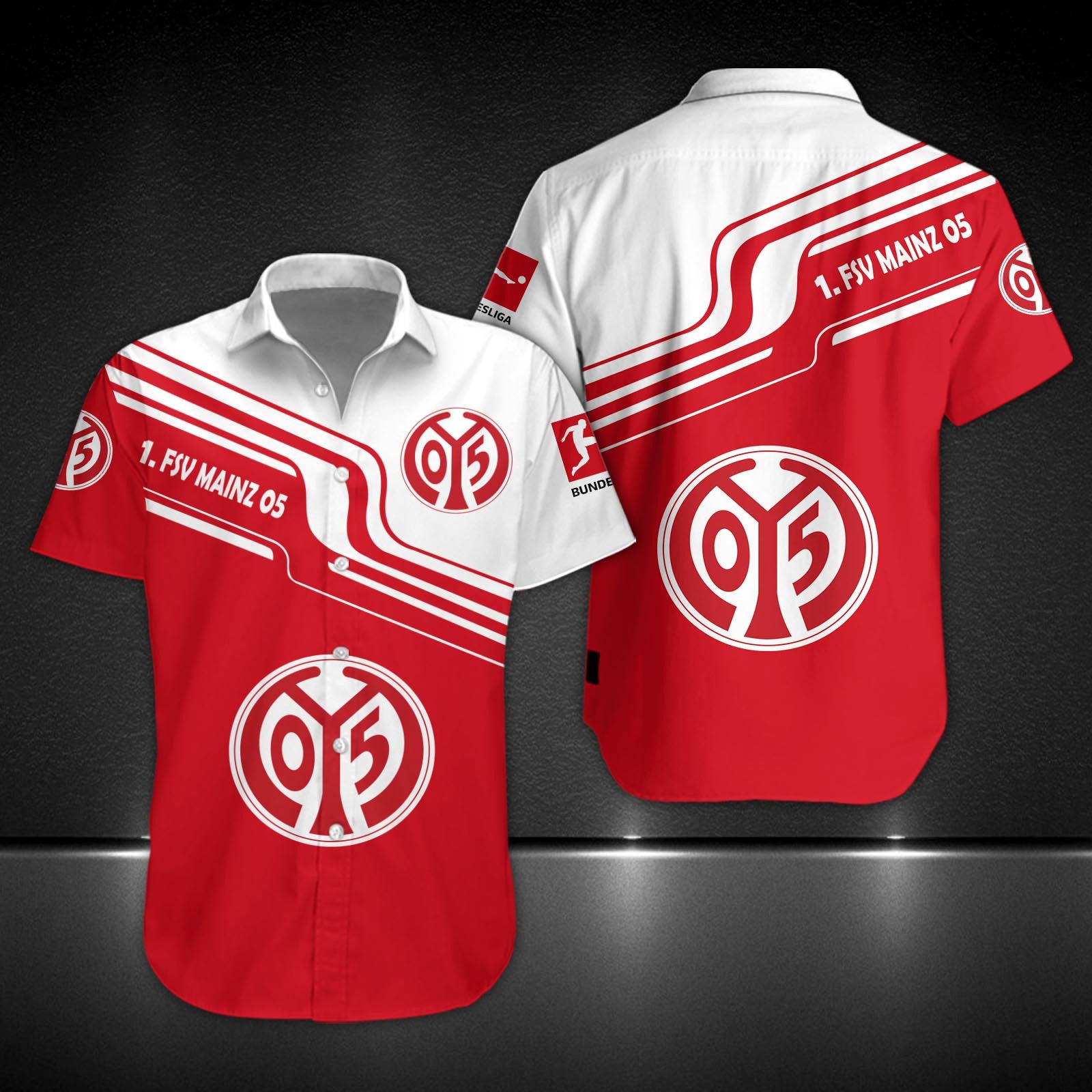 1. FSV Mainz 05 Hawaii Shirt | Mainz 05 Hawaiihemd DDQQA80213