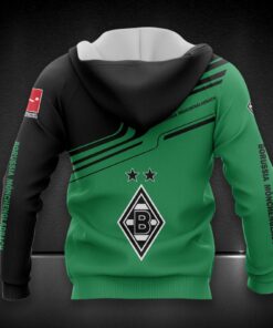 Alternative view of Borussia Mönchengladbach Hoodie Zip Herren | BMG Kapuzenjacke mit Reißverschluss DDQQA80216