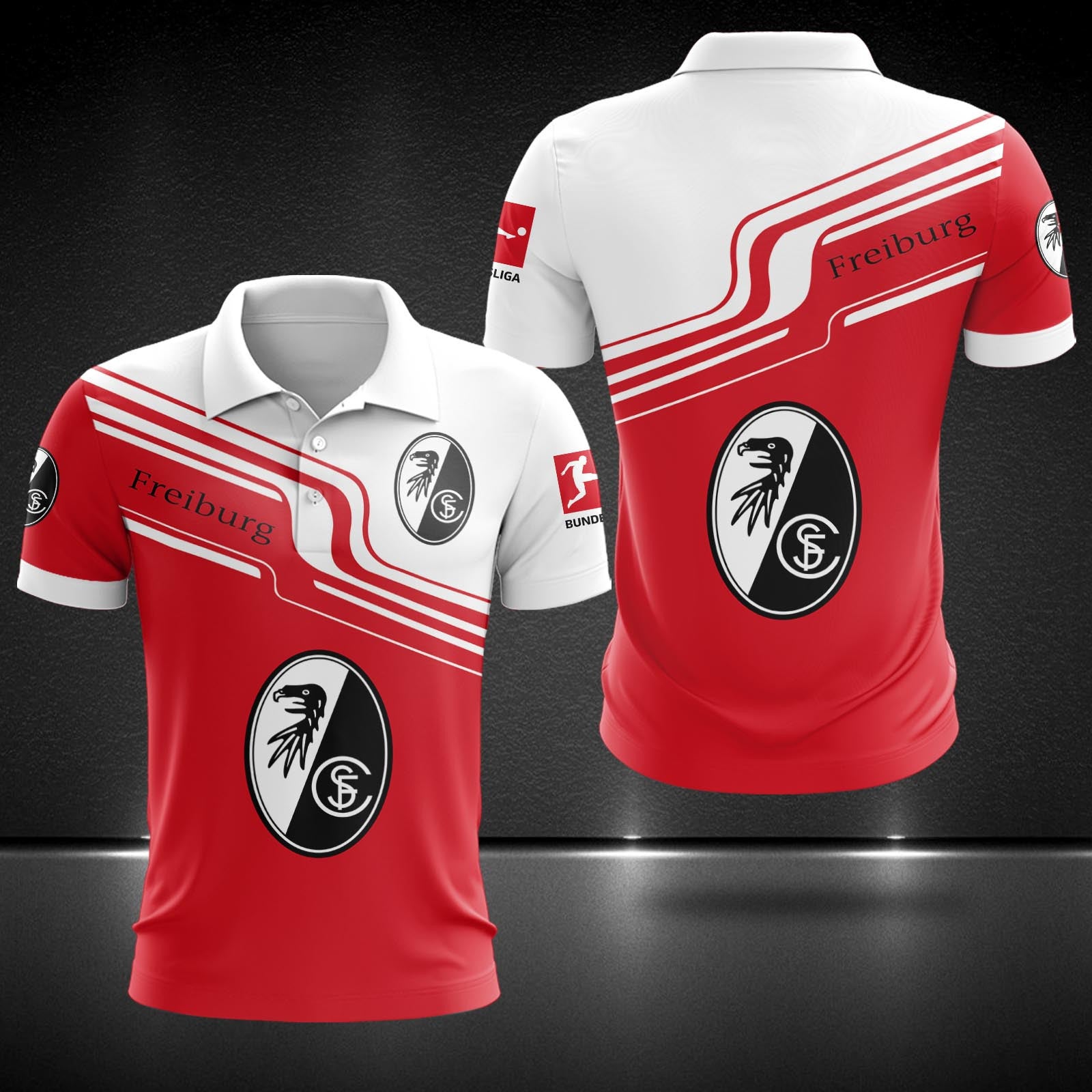 SC Freiburg Poloshirt | SCF Polohemd DDQQA80222
