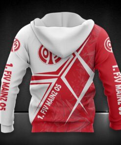 Alternative view of 1. FSV Mainz 05 Hoodie Zip Herren | Mainz 05 Kapuzenjacke mit Reißverschluss DDQQA90213