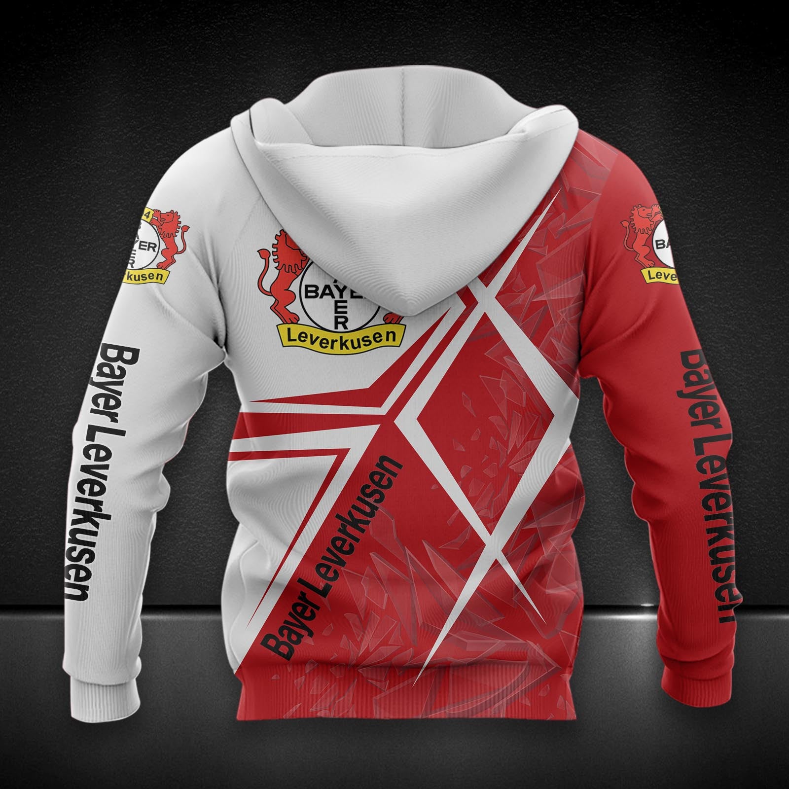 Bayer 04 Leverkusen Hoodie Herren | B04 Kapuzenpullover DDQQA90214 – Bild 2