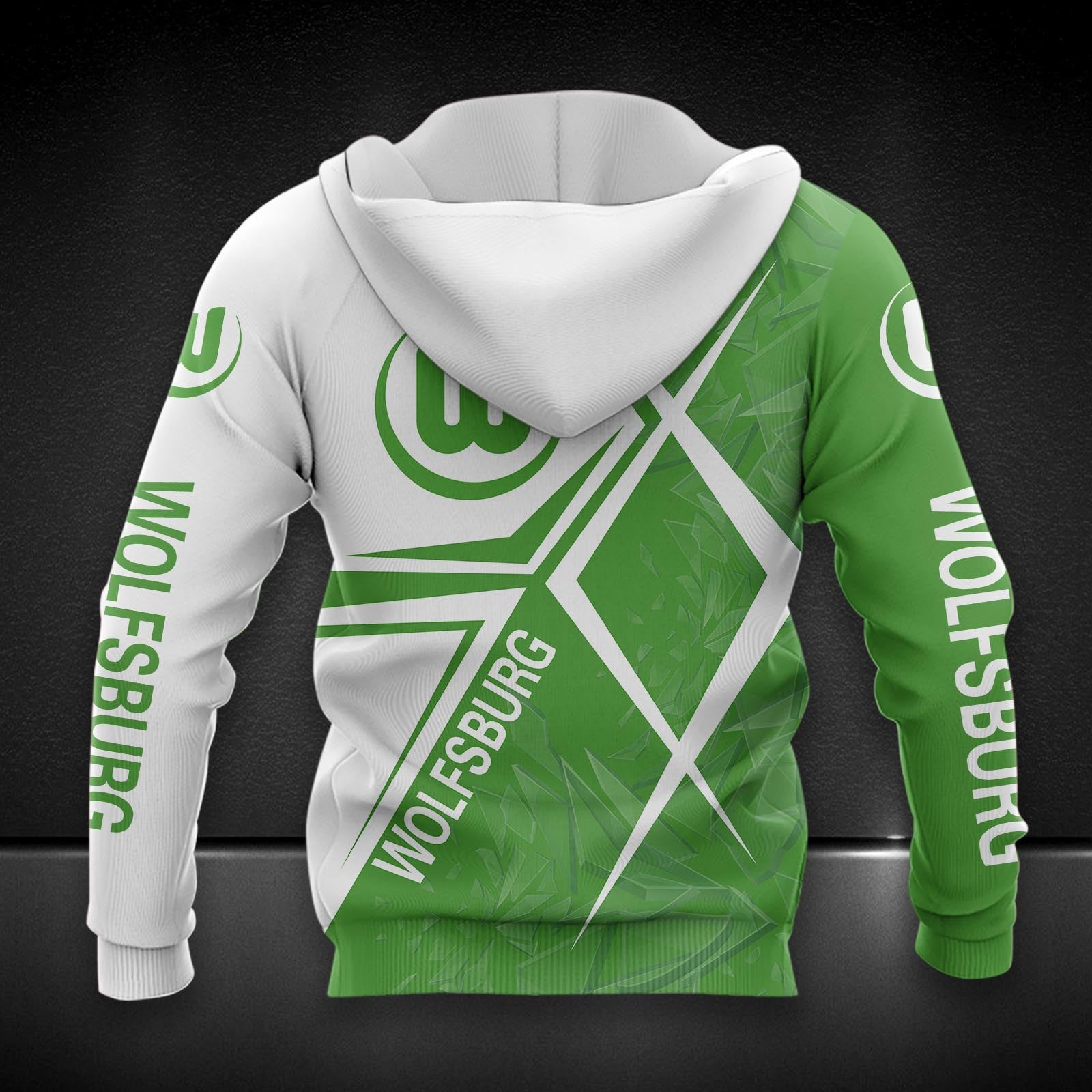 VfL Wolfsburg Hoodie Herren | WOB Kapuzenpullover DDQQA90228 – Bild 2