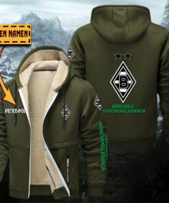 Alternative view of Borussia Mönchengladbach Gefütterte Kapuzenjacke