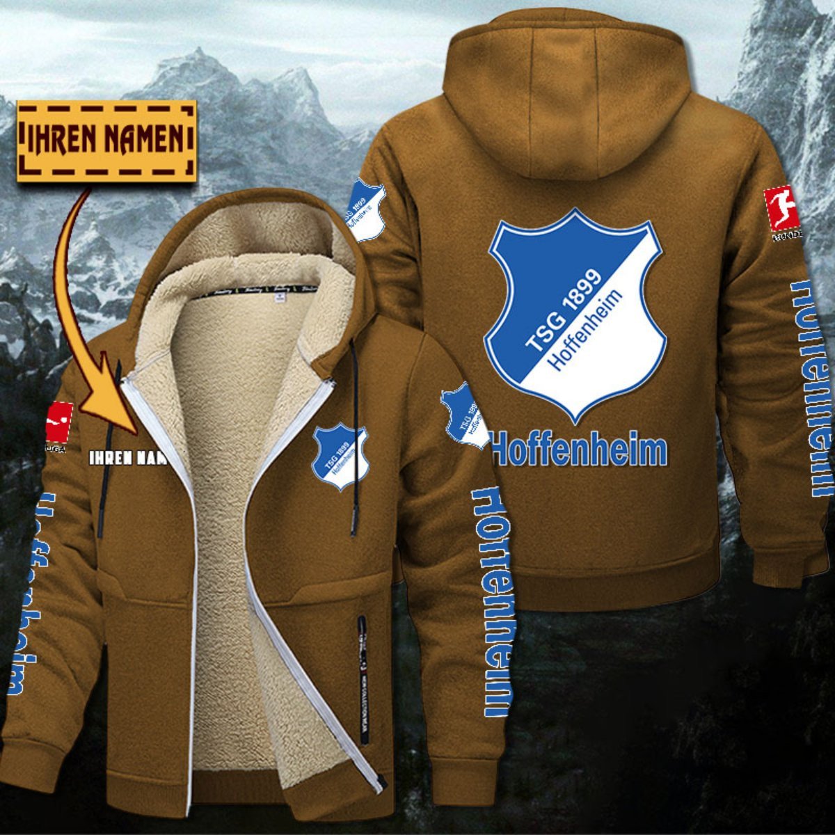 TSG Hoffenheim Gefütterte Kapuzenjacke – Bild 4